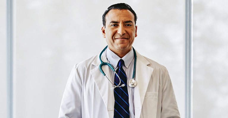 man white coat