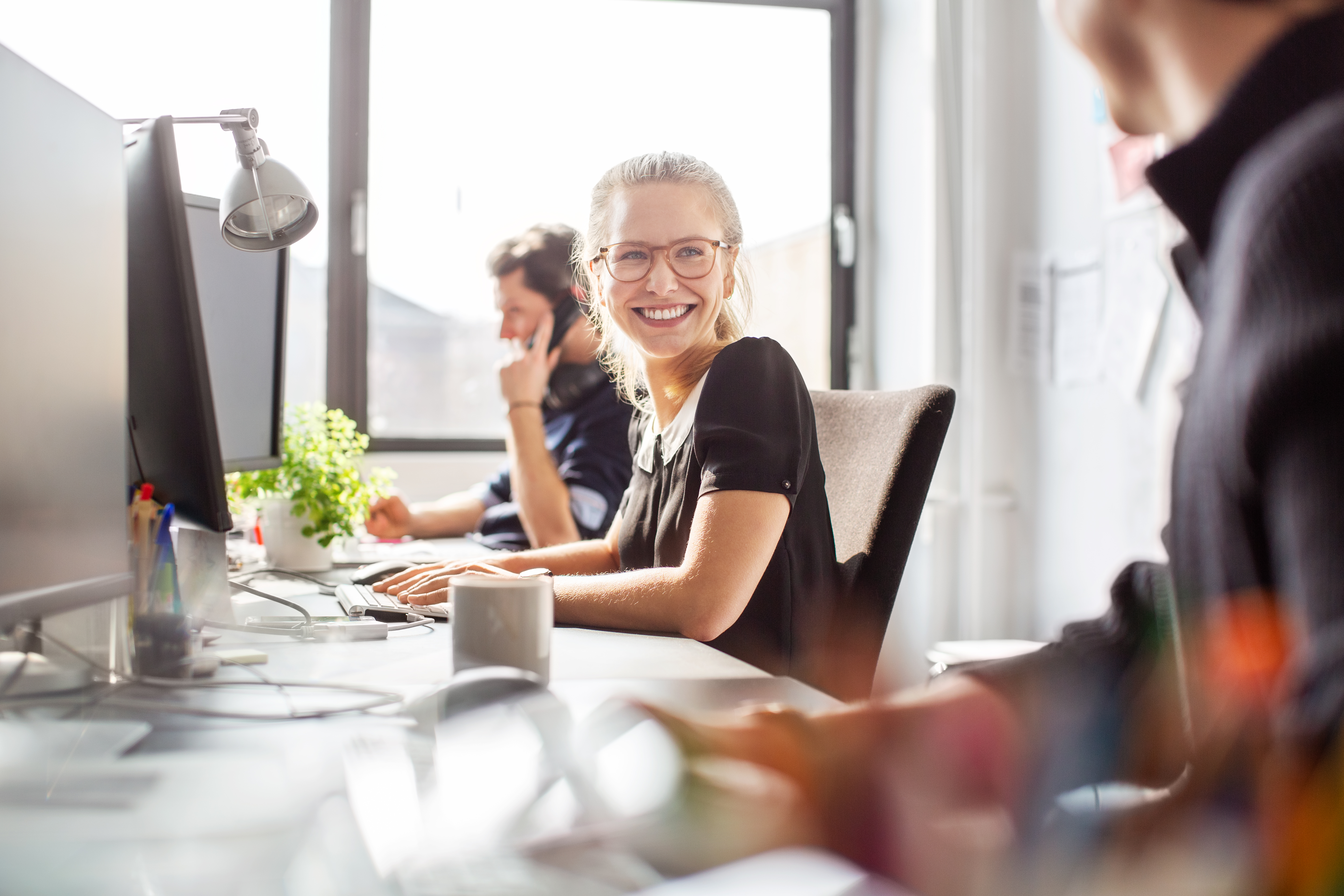 Portrayal of Capella graduate working remotely