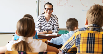teacher and students