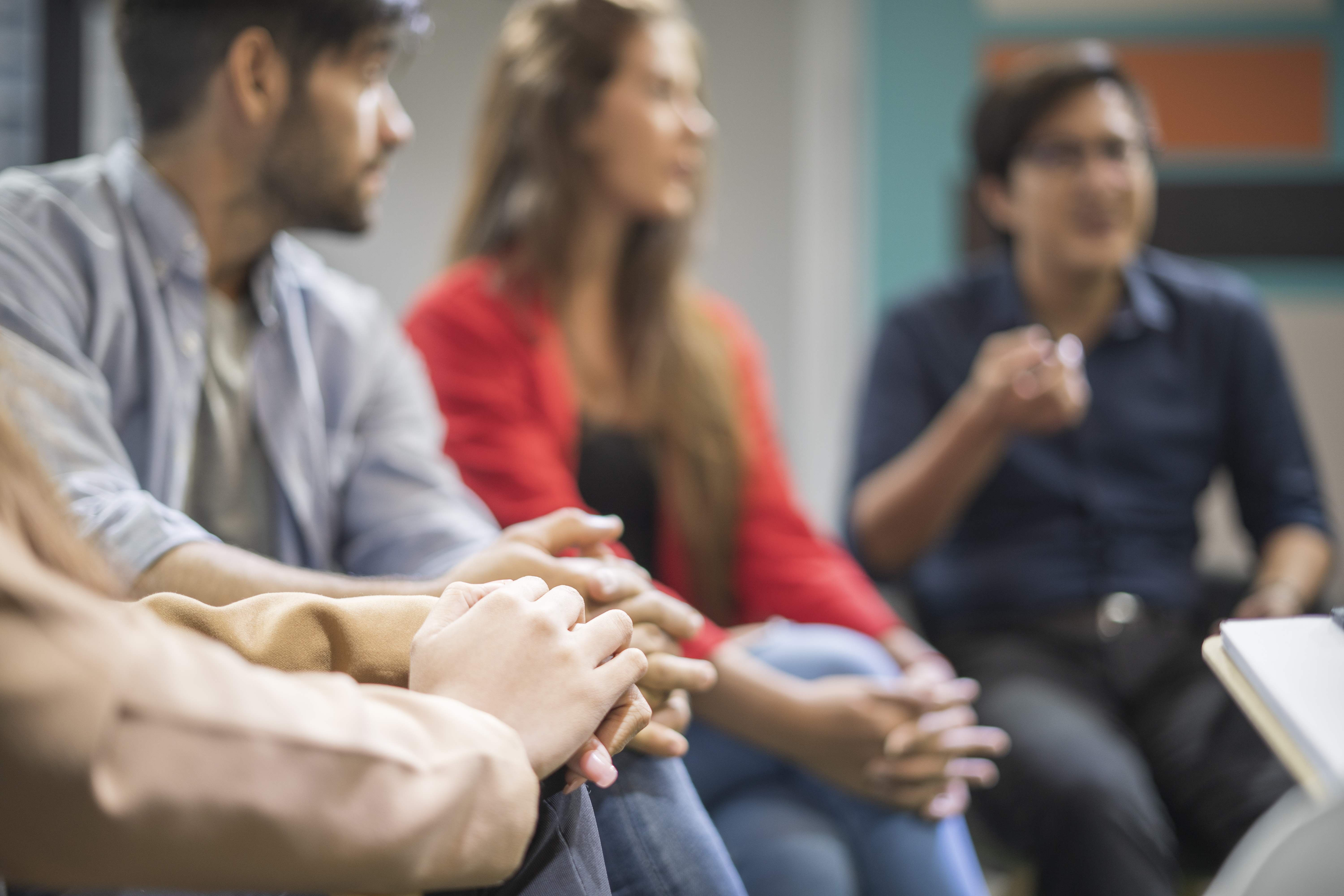 Portrayal of group counseling session