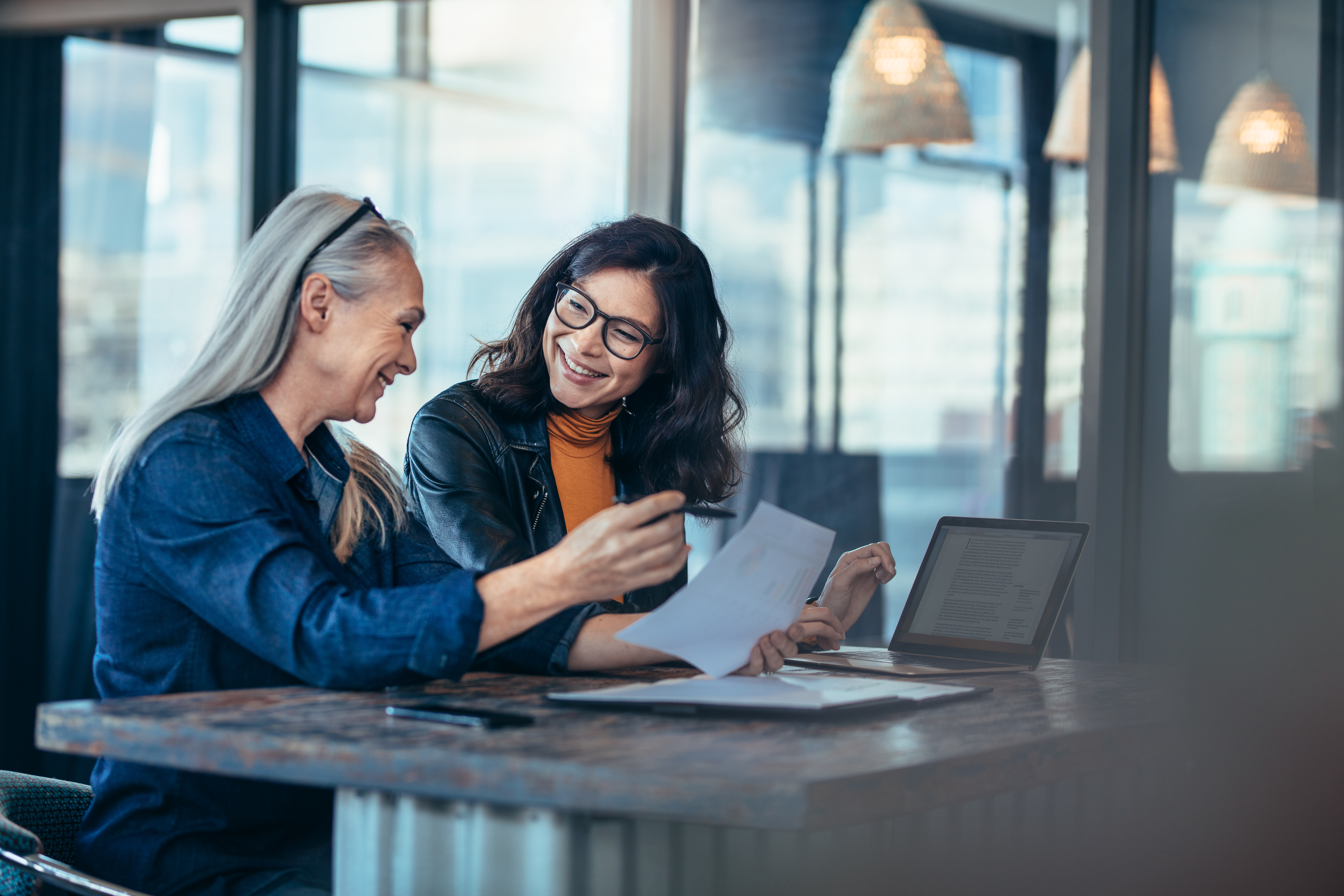 Portrayal of Capella MBA student with a leadership coach