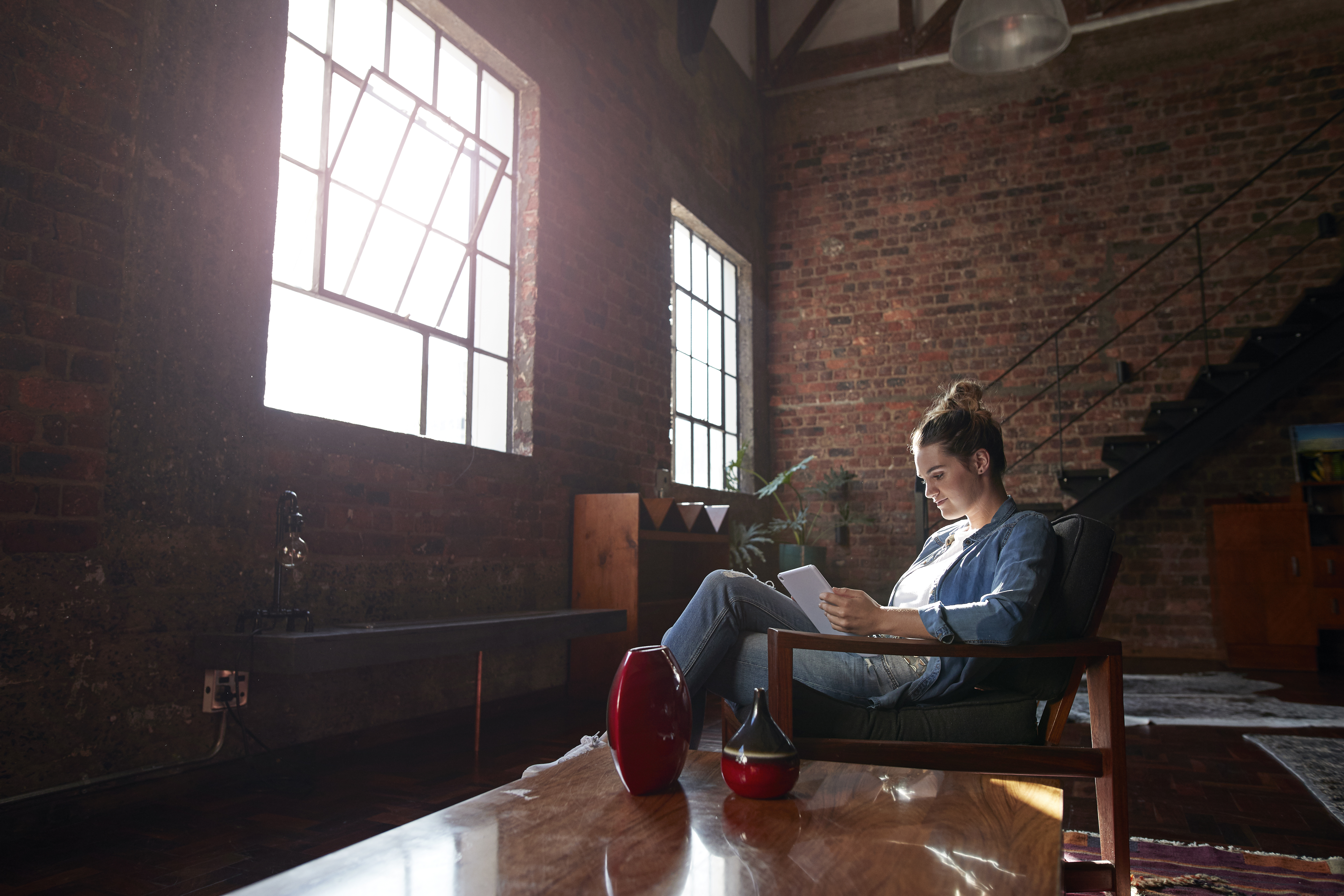 Portrayal of Capella student reading about career development